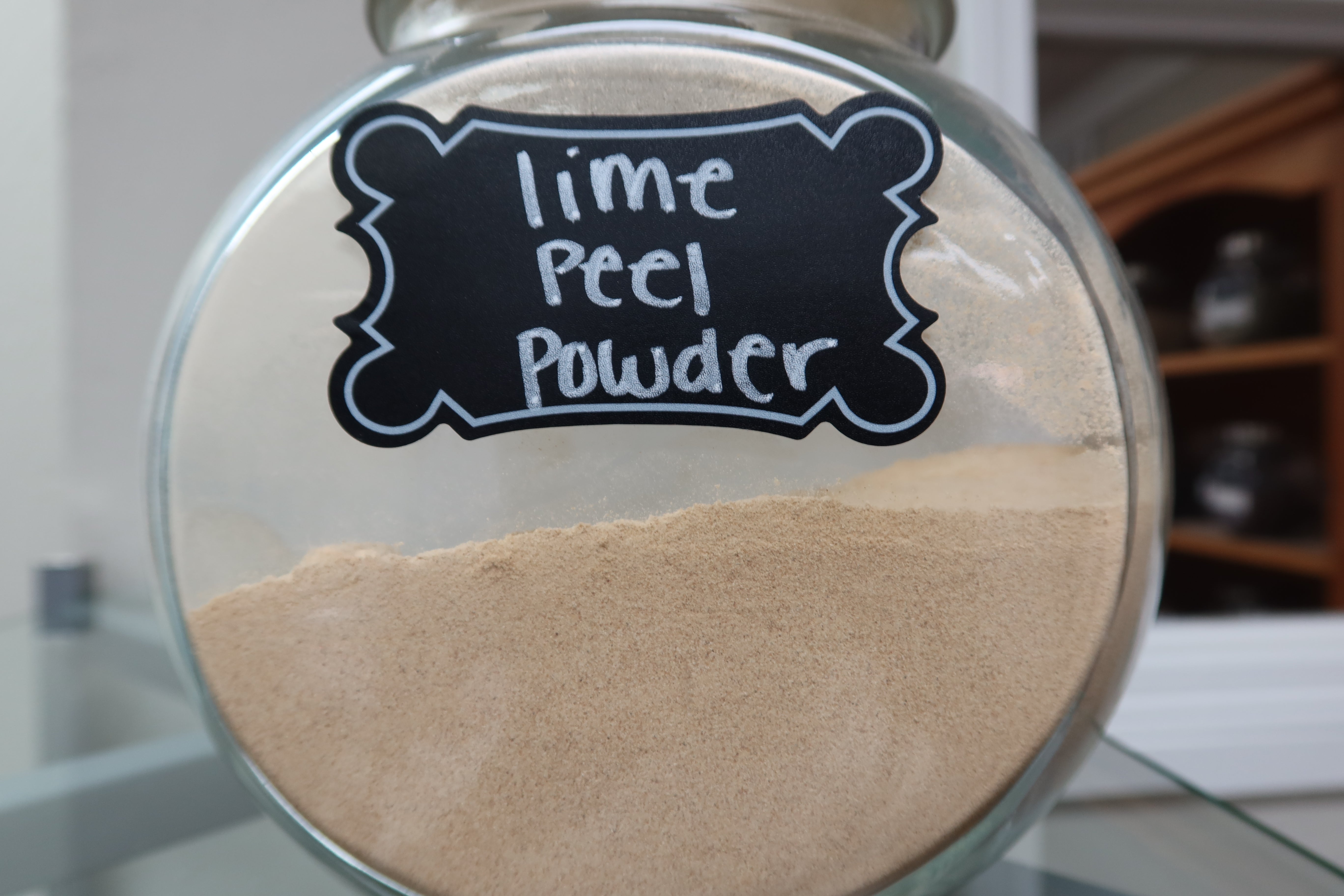 Lime peel powder